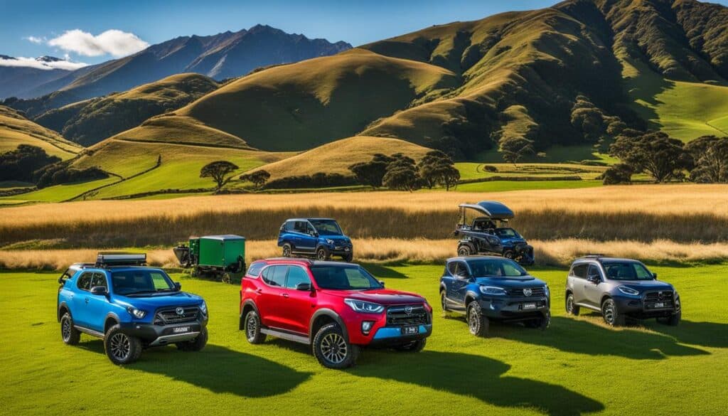 Popular utility vehicles in New Zealand