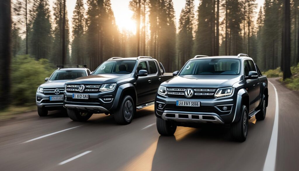 Amarok and X-Class on the road