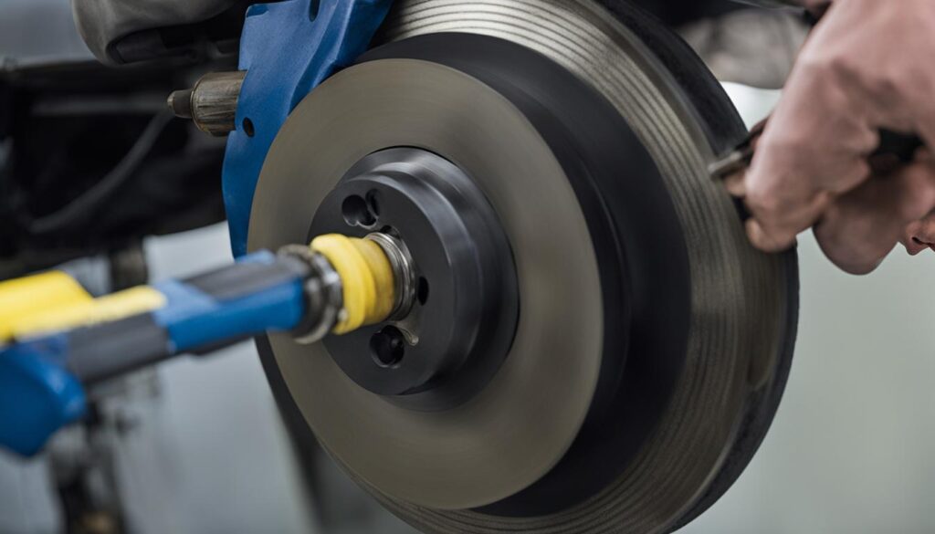 Fixing warped brake rotors