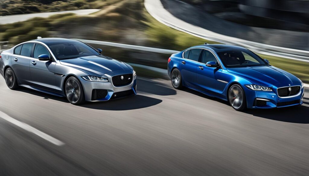 Jaguar XF vs BMW 5 Series technology