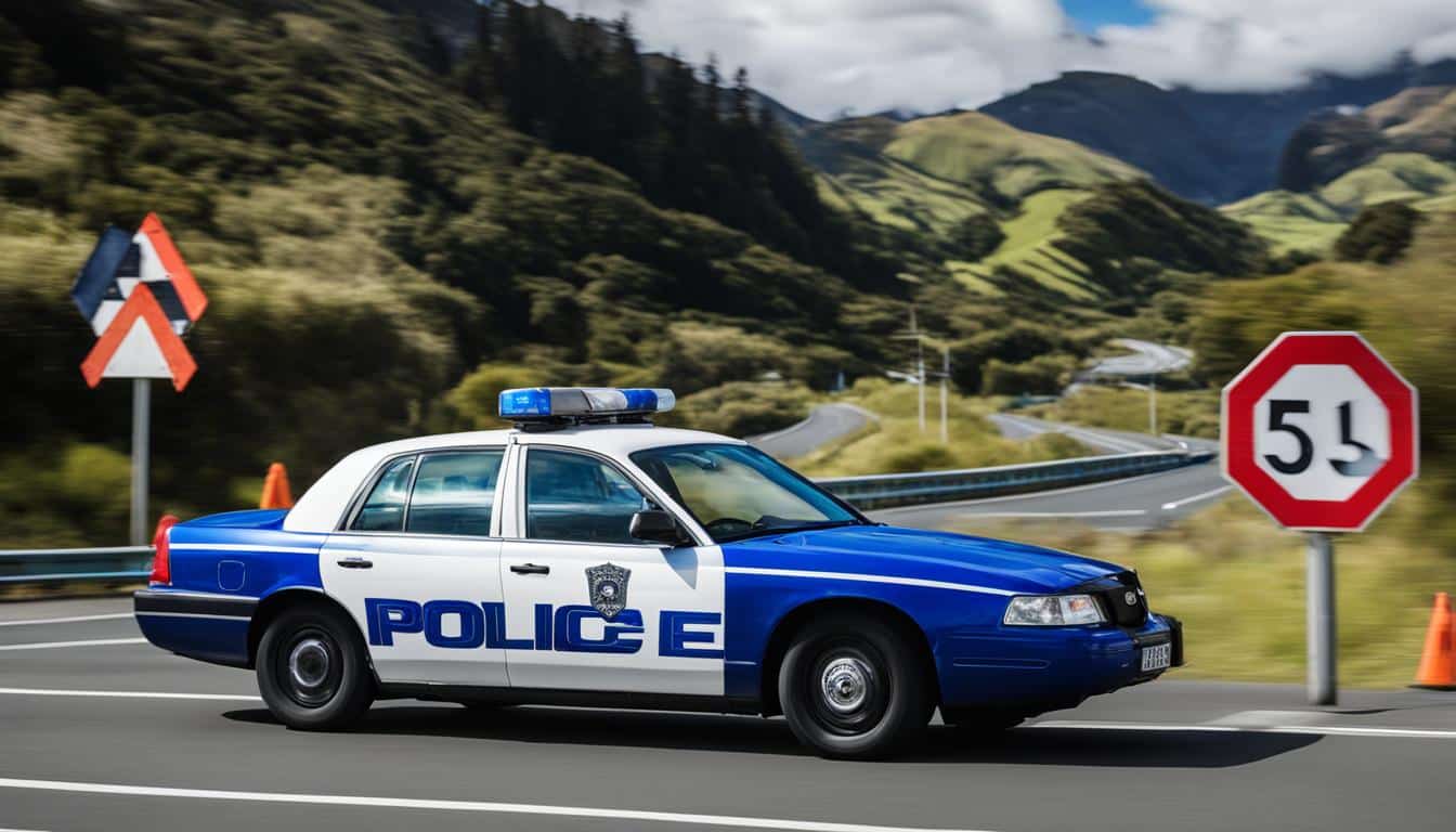how fast are police allowed to drive nz