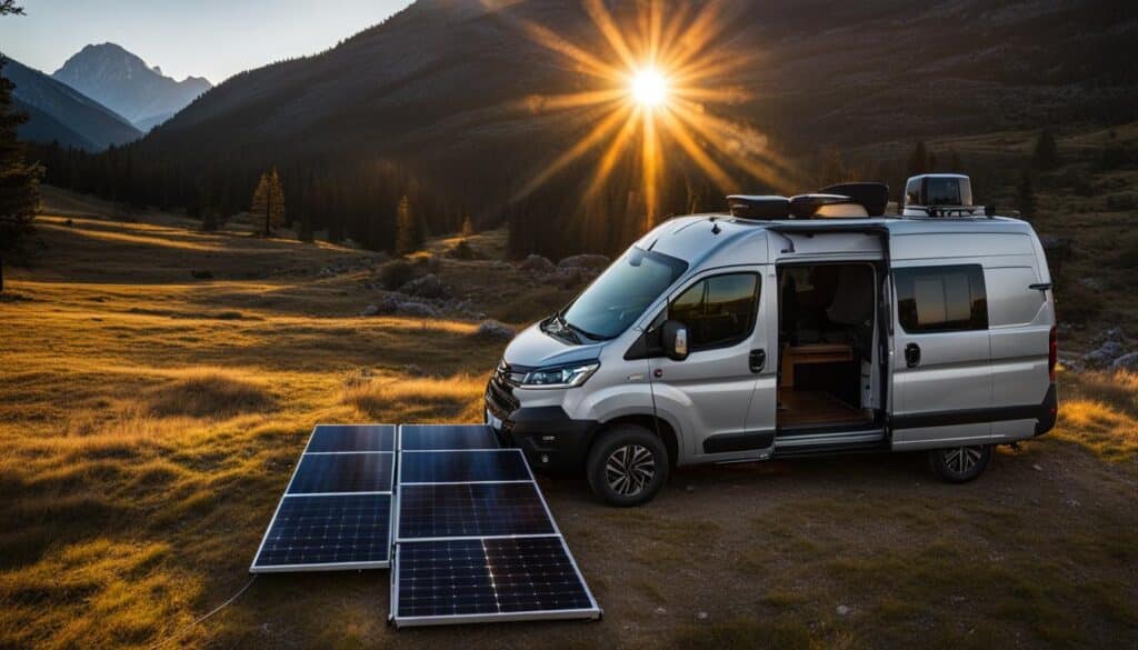 camper van solar power kit