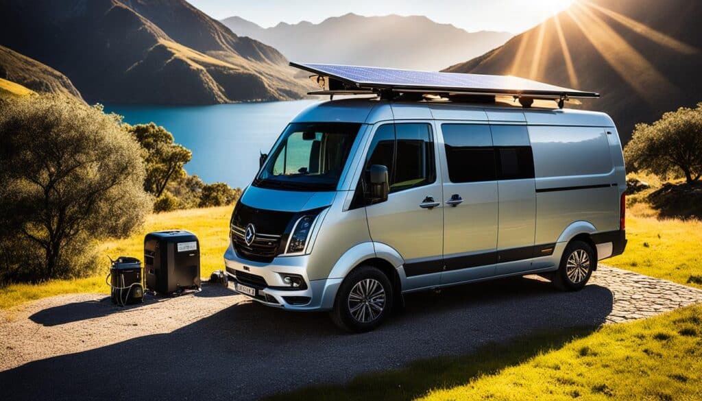 how much solar power for camper van