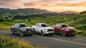 best utes nz 2026 ford ranger hilux isuzu d max thumbnail